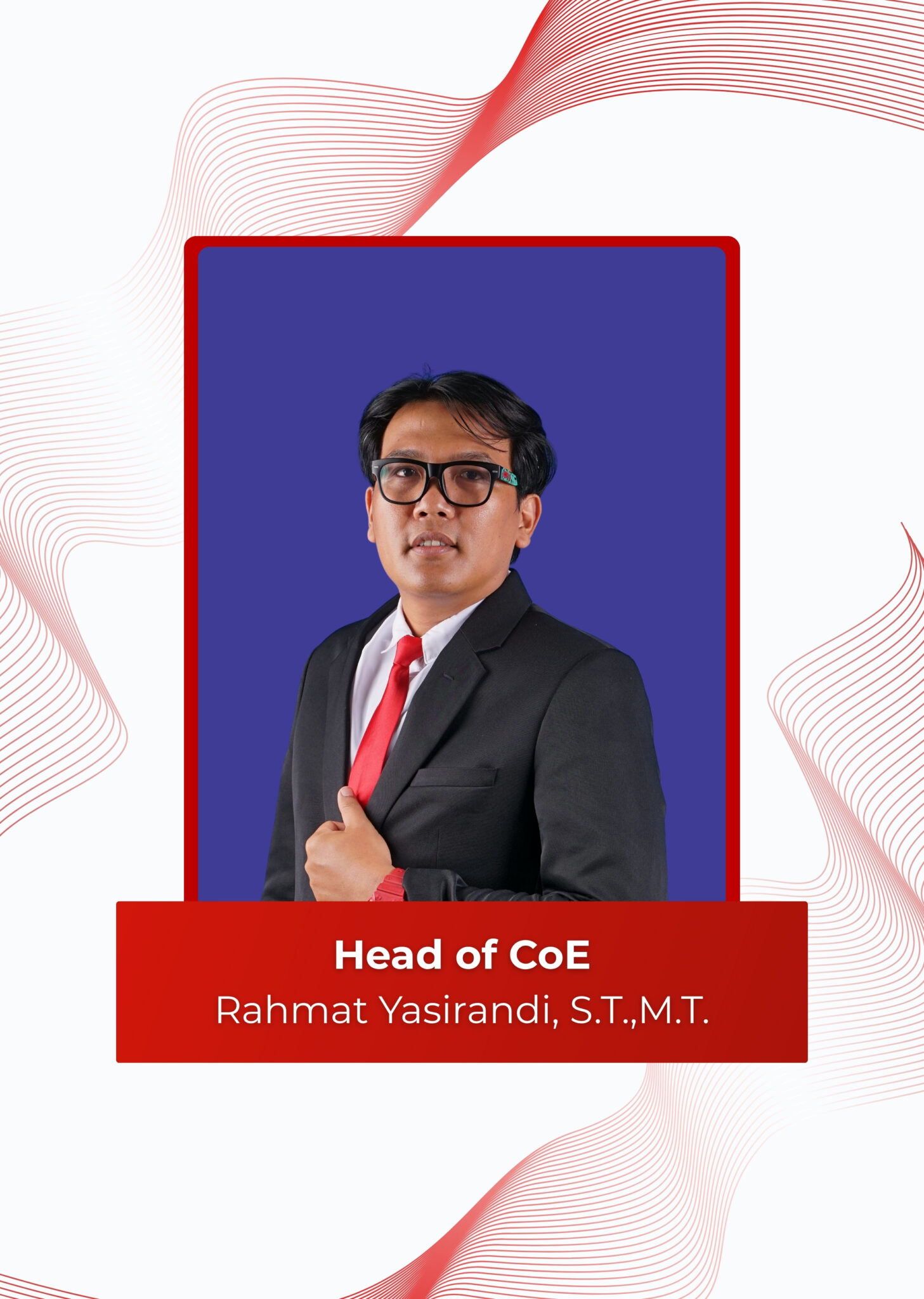 Rahmat Yasirandi Head of Technological Society CAATIS